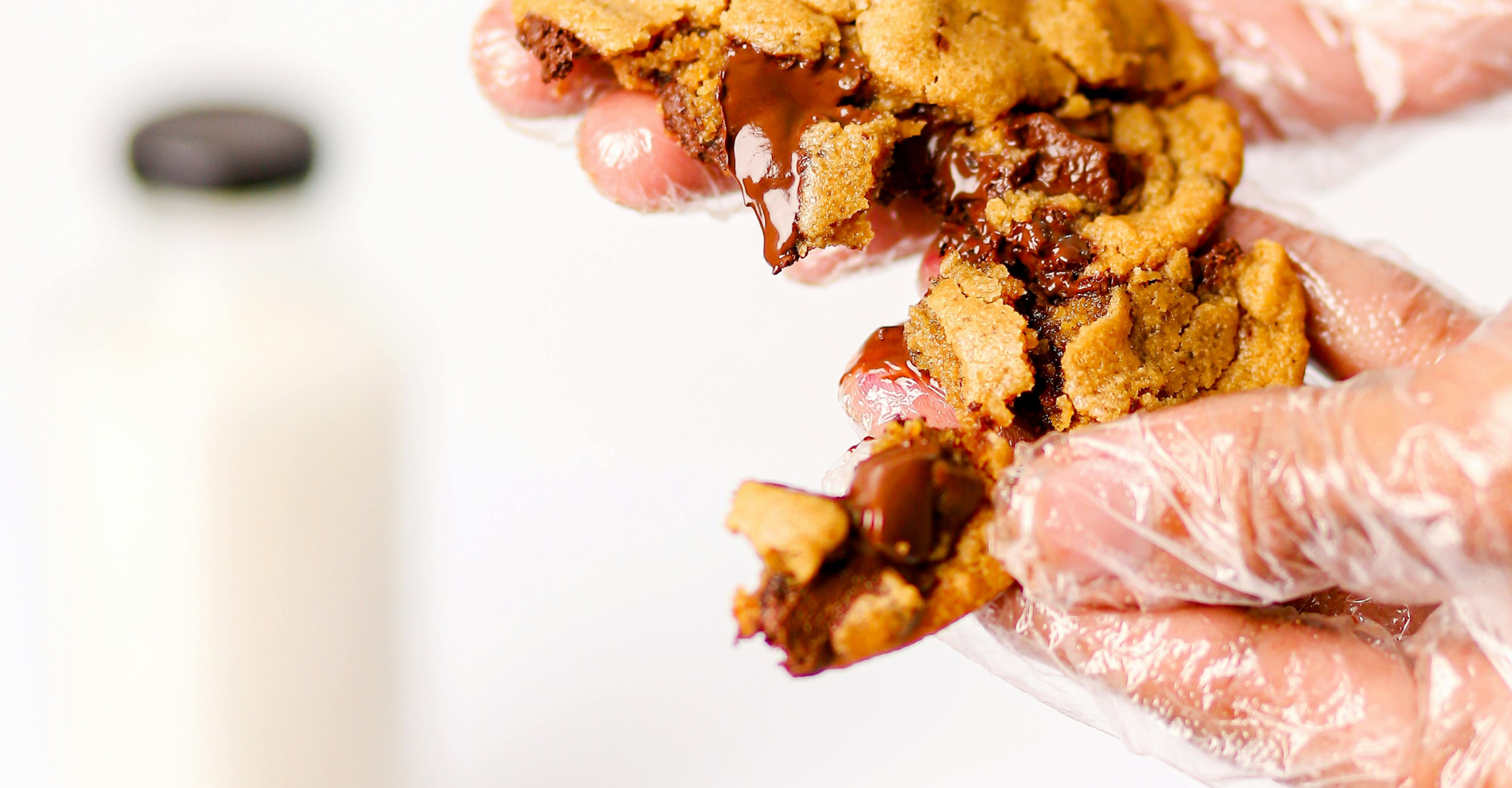 Cookie de baunilha com massa que derrete na boca.